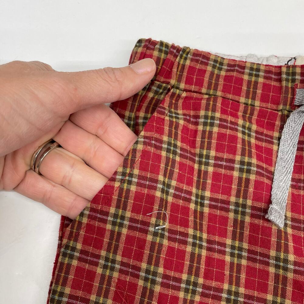 NWT Me & Henry 3/4Y Red Plaid Rockford Lounge Pants - Picture 3 of 4